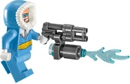 Captain Cold holding his Ice Gun