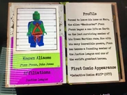 J’onn’s profile and first appearance