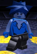 Killer Frost (Louise Lincoln) on the DS version of LEGO Batman 2