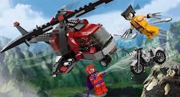 Lego wolverine chopper showdown 6866 hot sale
