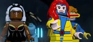 Jean Grey along with Cyclops and Storm.