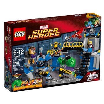 Lego marvel hulk lab smash hot sale