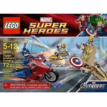 6865 Captain America s Avenging Cycle Lego Marvel and DC Superheroes Wiki Fandom
