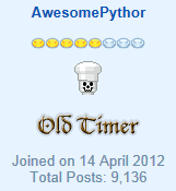 AwesomePythor - Old Timer