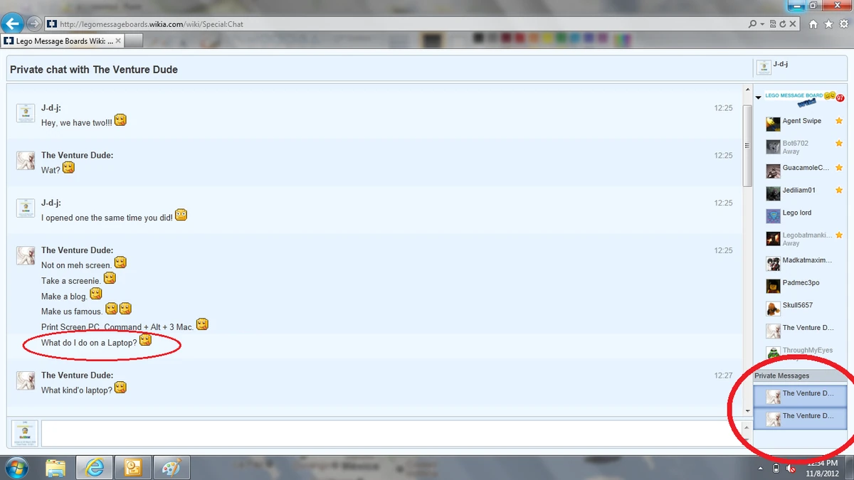 User blogJdj/ODD Private Message Chat Glitch!!! LEGO Message