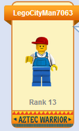 LegoCityMan7063 momentarily had the default avatar glitch.