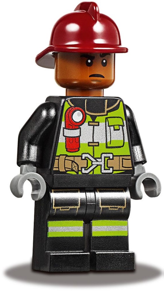 LEGO Super Heroes Firefighter Minifigure from 76128 