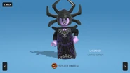 A Collection Showcase of Spider Queen in Lego Brawls.