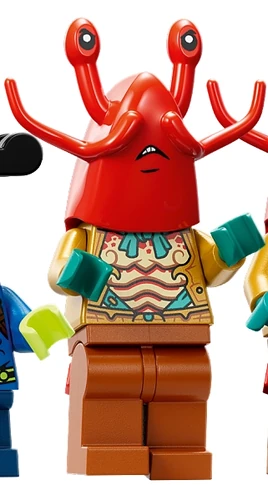 Shrimp solider minifigure