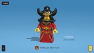 A Collection Showcase of Princess Iron Fan in Lego Brawls.