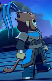 Corrupted monkey king full body far away