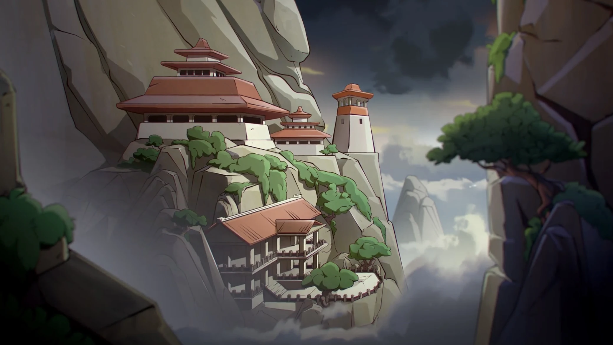 Temple of the Tilted Moon and Three Stars | Monkie Kid Wiki