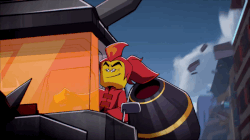 Lego monkie kid red son's inferno truck top