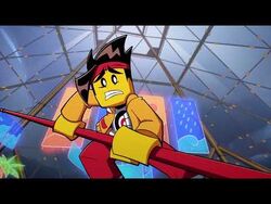 Lego monkey kid trailer clearance