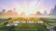 Old title card with the "Monkey Kid" name.