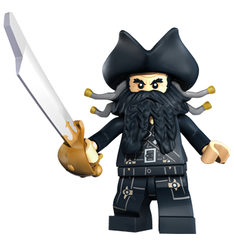 Lego pirates of 2025 the caribbean blackbeard