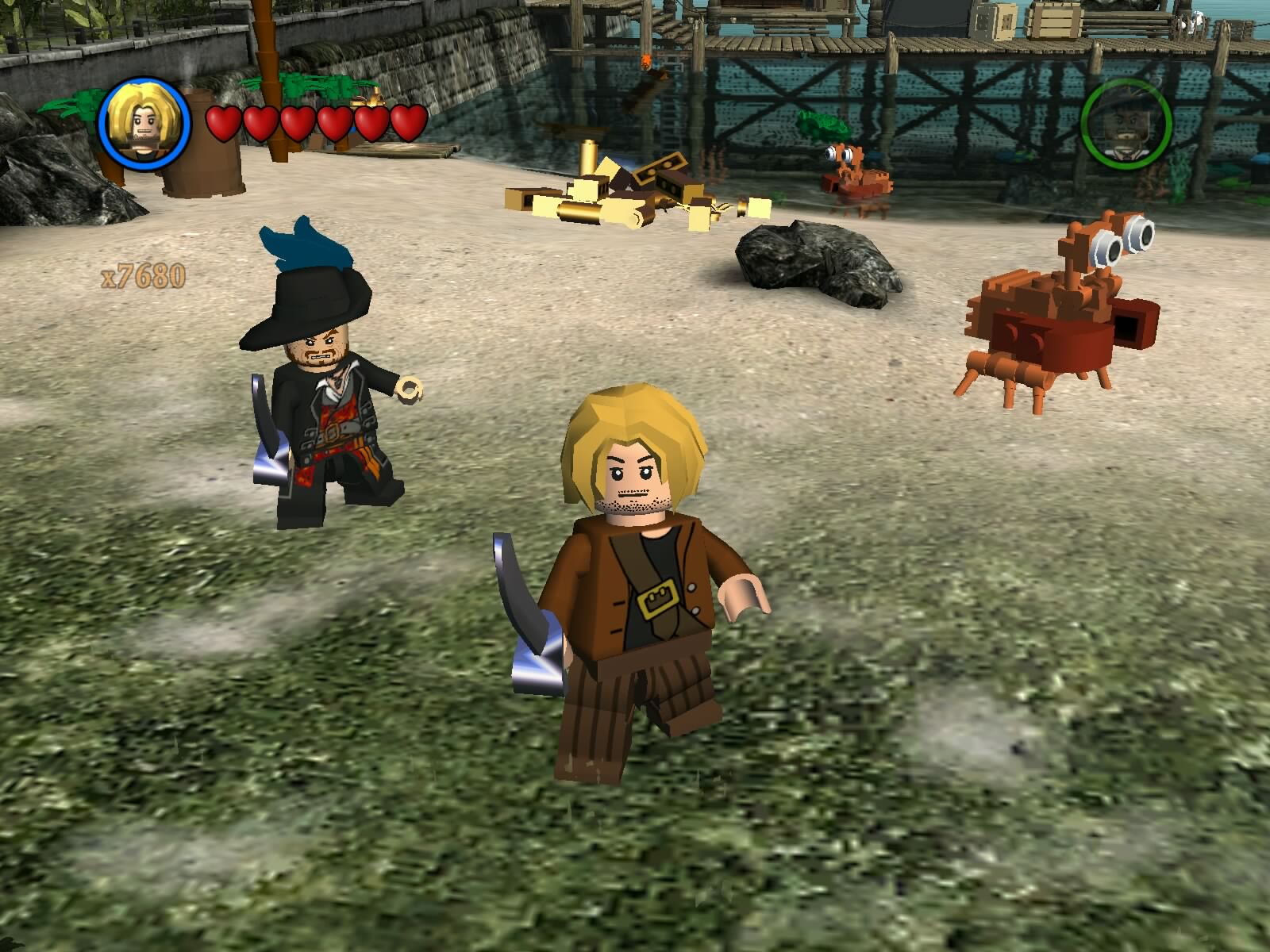 pirates of the caribbean lego game help