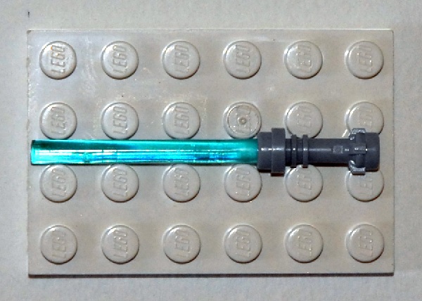 Lego Star Wars Light Bluish Gray Hilt Minifig Weapon Light Saber NEW