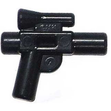 Details about   Lego Star Wars x1 Black Mini Blasters w/ Light Blue Studs Shooter Gun Pistol 