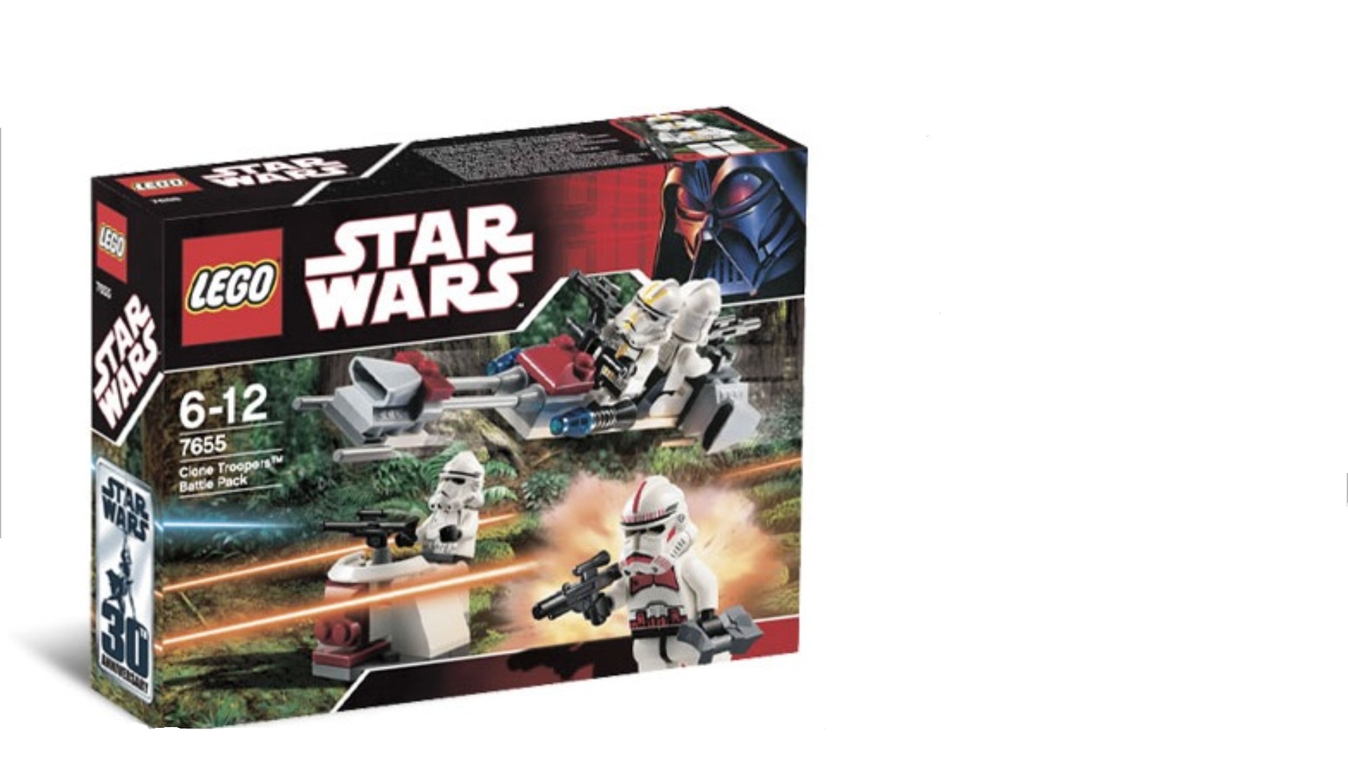 Lego personaje minifigura Star Wars Clone shock Trooper sw0091 sw091 de set 7655 