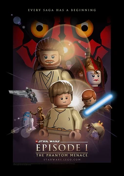 star wars poster phantom menace