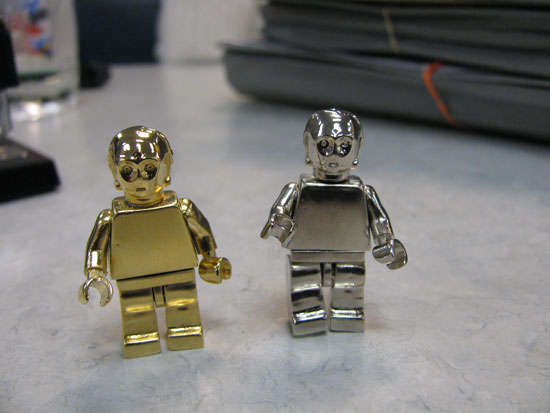 14k gold boba fett lego