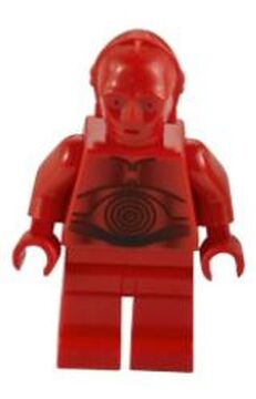 Lego red c3po sales