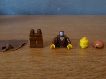 Cape for Lego Minifigures accessories Brown