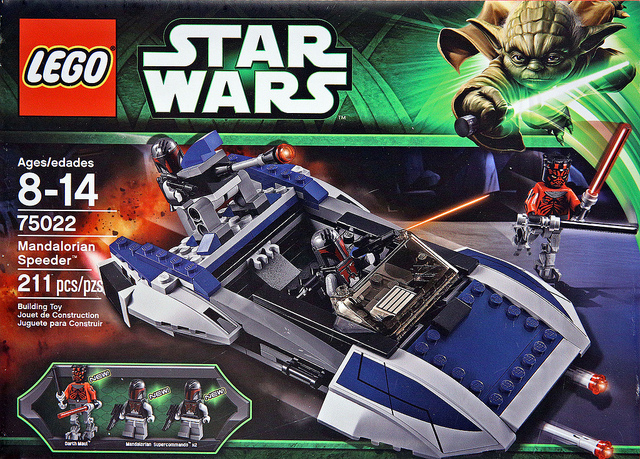 lego star wars mandalorian speeder