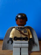 Lando as seen in the set