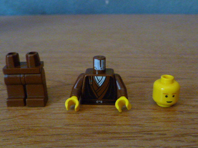 Lego Star Wars Minifigure Head Modified SW Greedo  #15 