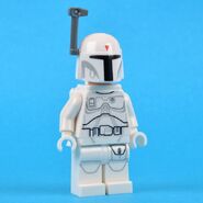 A limited White Mandalorian appeared in a Lego Star Wars Encyclopedia