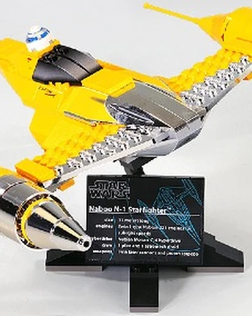 lego star wars yellow starfighter