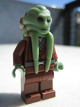Kit Fisto mit Umhang LEGO Star Wars Figur Minifig Jedi Ritter Yedi Cape 9526 