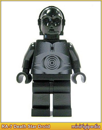 LEGO® STAR WARS™ 75159 Death Star Droid Black RA-7 Minifigure 100% Pure LEGO 