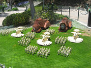 A replica of the droid army during the Battle of Naboo, which can be seen in Legoland