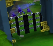 In-game Barricade at the Sentinel Base Camp