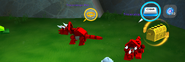 The beta Triceratops area, with removed treasure chest and launchpad
