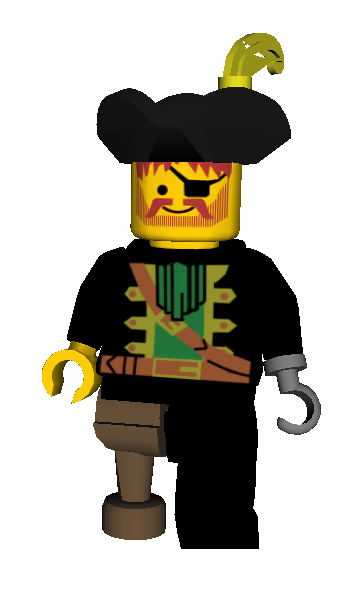 Lego Digital Designer Ship Pirates - Lego Captain Hook Ship Png