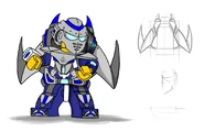 Concept art for a Nexus Force Minifigure