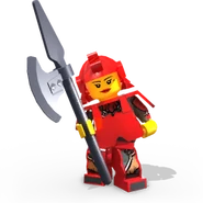 An unused render for a female guard much like Hari