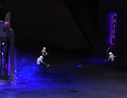 Note the pipe between the drill and the meter