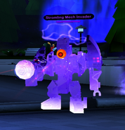 A Stromling Mech Invader in the Battle of Nimbus Station