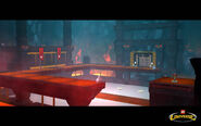 A screenshot of the finished Fire Temple interior from Sean Weilage