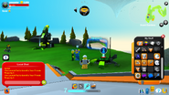 The Squareville launchpad in Avant Gardens