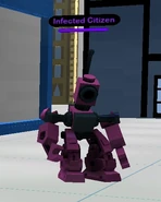 An Infected Citizen in-game