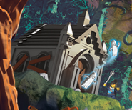 A version of the Monarch's Tomb shown in a Key Visual