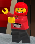 Rudder showing off his Inventory