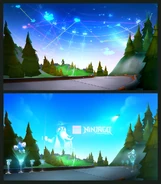 Unused advertisements for Ninjago content aimed at Free to Play players