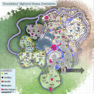 A Wonderland map from November 10th, 2007 at latest, with a "Sleepy Ninja" (Numb Chuck) in Gnarled Forest